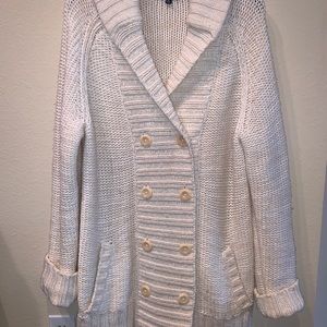 GAP oversized knit button down sweater coat